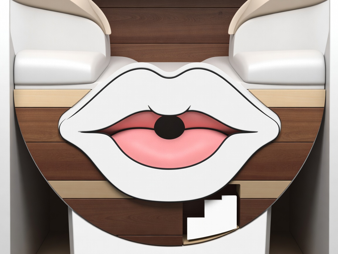Simple diagram of rounded lips forming a small central opening, with the tongue resting low behind the lower teeth